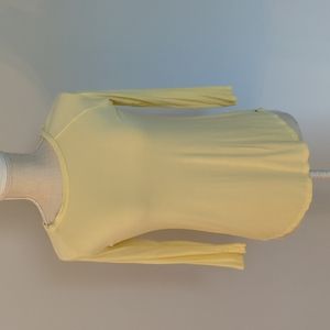 American eagle soft and sexy 3/4 sleeve T-shirt yellow size XS